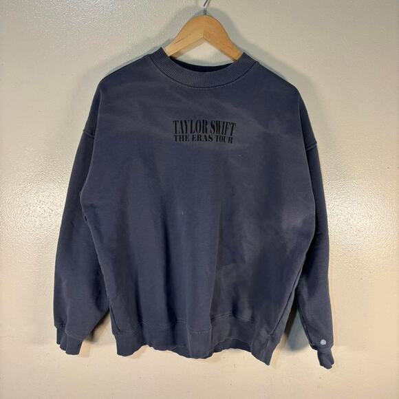 Taylor Swift Tops - Taylor Swift The Eras Tour 2023-2024 Blue Crewneck Merchandise Size Women’s S